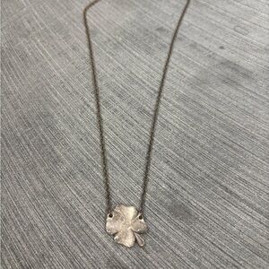 American Eagle Four Leaf Clover Pendant Necklace